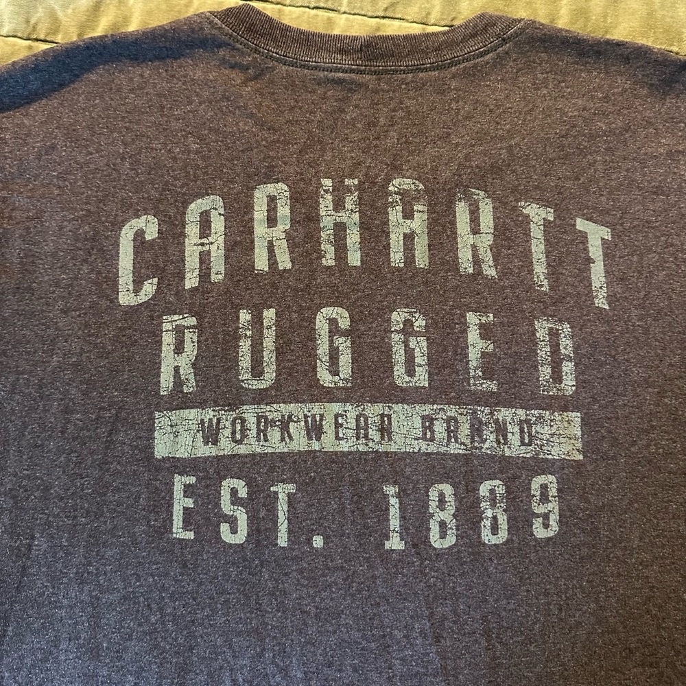 Carhartt Relaxed Fit Gray Short Sleeve Tee
